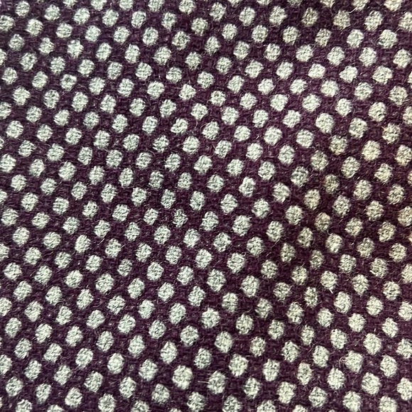 Talbots Purple Wool Button Skirt Size 14 - Picture 5 of 7